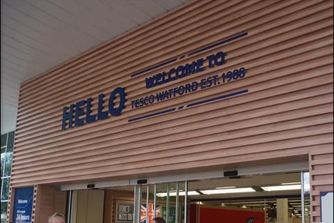 Tesco unveils new format Extra store in Watford